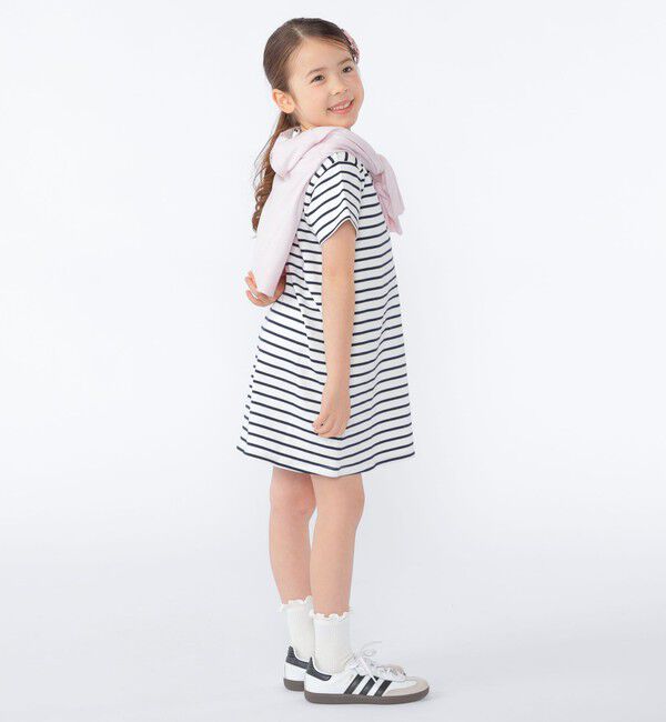 SHIPS KIDS「SHIPS KIDS:100～130cm / ボーダー ワンピース」|ワンピース|