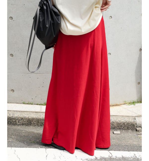 OUTDOOR PRODUCTS Usual Things「ストレッチジャージーナローカラースカート セットアップ対応」|スカート|