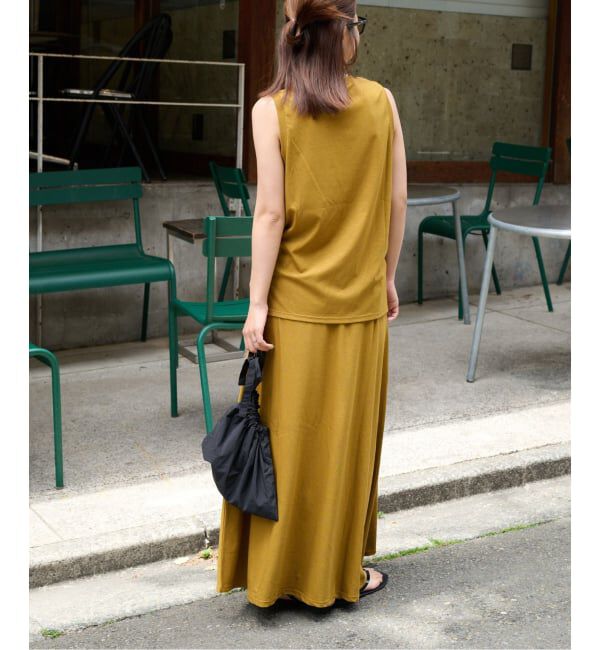 OUTDOOR PRODUCTS Usual Things「ストレッチジャージーナローカラースカート セットアップ対応」|スカート|