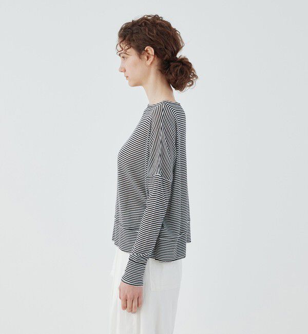 GALERIE VIE「ガーゼフライス ボートネックプルオーバー」|Tシャツ・カットソー|