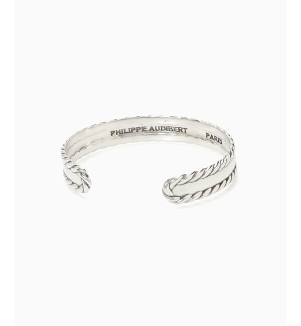 417 EDIFICE「PHILIPPE AUDIBERT Cesar rigid bracelet silver plated」|ブレスレット・バングル|