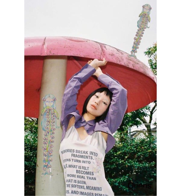 Oriens JOURNAL STANDARD「【Ema gaspar&times;Oriens】Satin Dress」|ワンピース|