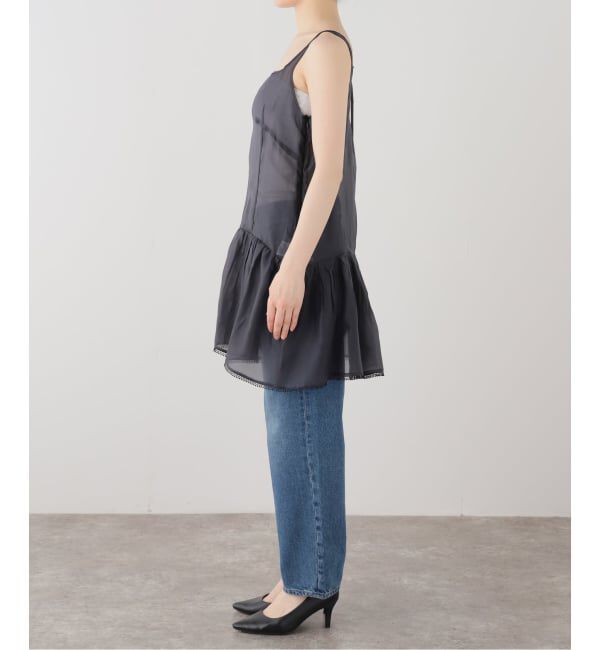 NOBLE「【洗える】le / ル SHEER LAYERED MINI OP」|ワンピース|