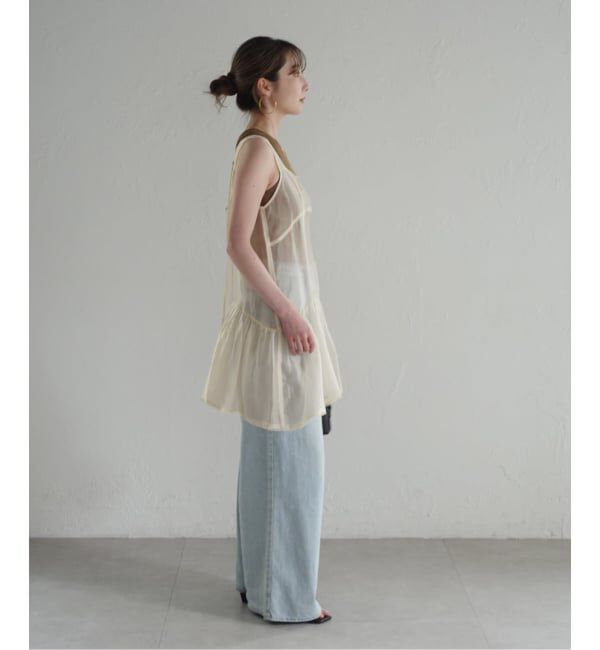 NOBLE「【洗える】le / ル SHEER LAYERED MINI OP」|ワンピース|