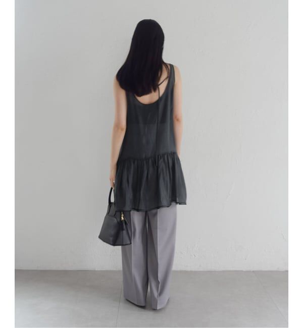 NOBLE「【洗える】le / ル SHEER LAYERED MINI OP」|ワンピース|
