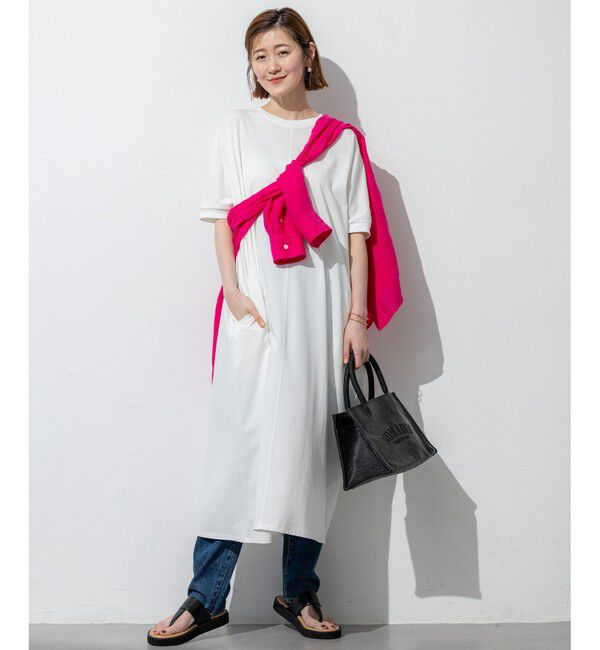 23区「【SLOW/一部店舗限定】MVSコットン T ワンピース」|ワンピース|