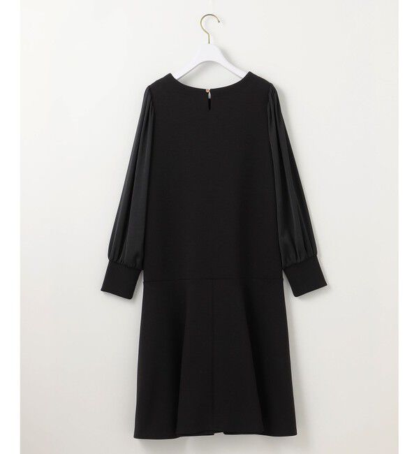 ANY SIS「【洗える】サテンコンビダンボール ワンピース」|ワンピース|