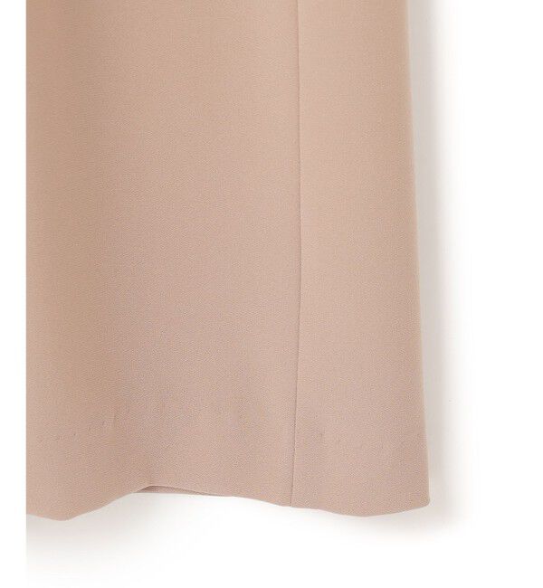 BEIGE,「【洗える】FLEUR / ニットコンビハイネックノースリーブドレス」|ワンピース|