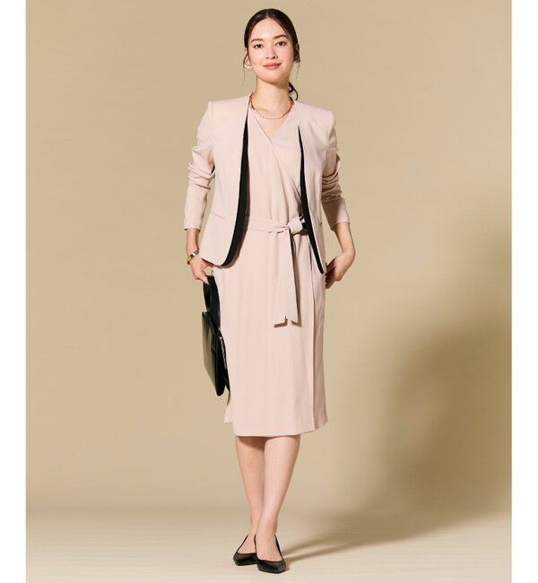 BEIGE,「【Lsize・セットアップ対応】CINDY / ラップドレス」|ワンピース|