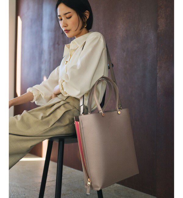 ROPE「【E'POR】Y BAG Large/A4対応・通勤・26SS」|トートバッグ|ブラウン(20)