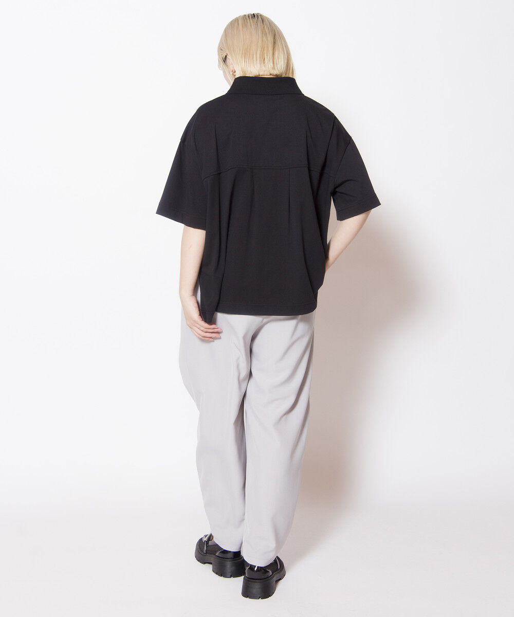 「ポロカラープリントプルオーバー」|ポロシャツ|