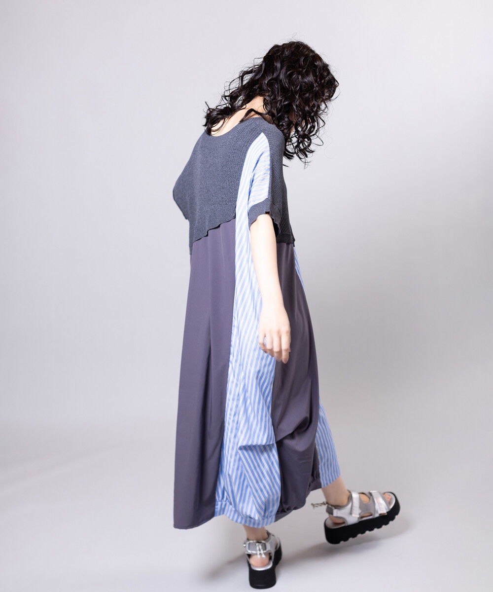  「2WAY切替コクーンニットワンピース」|ワンピース|