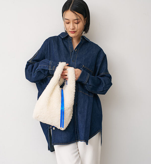 collex「【WEB限定】【EARTH MADE】ボア テープ マルシェバッグ」|ハンドバッグ|