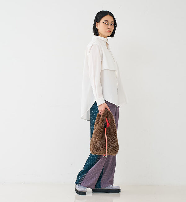 collex「【WEB限定】【EARTH MADE】ボア テープ マルシェバッグ」|ハンドバッグ|
