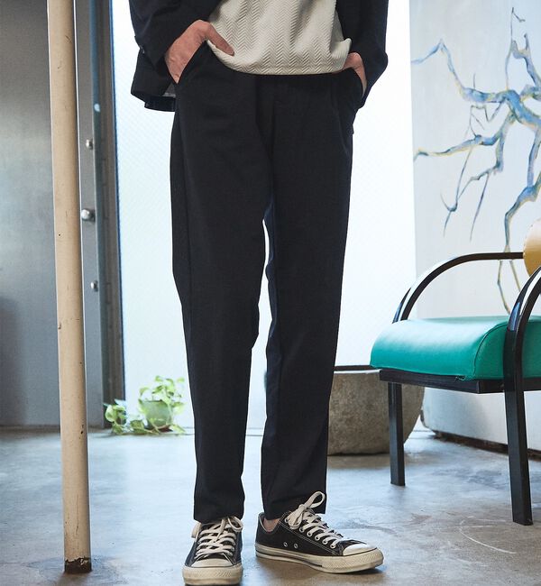 ABAHOUSE「【SMART CLOSET】接触冷感 カットメッシュ スラックス / セットアッ」|スラックス|