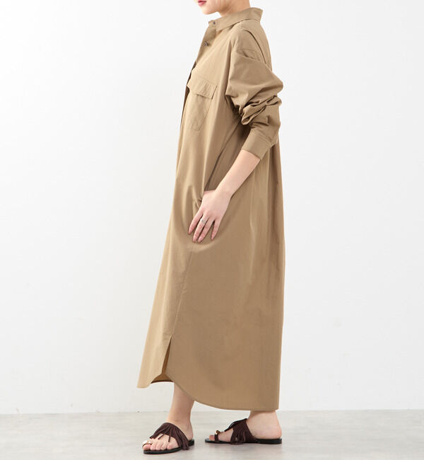 SOFFITTO「【A_/エース】こなれ感ロングシャツワンピース」|ワンピース|