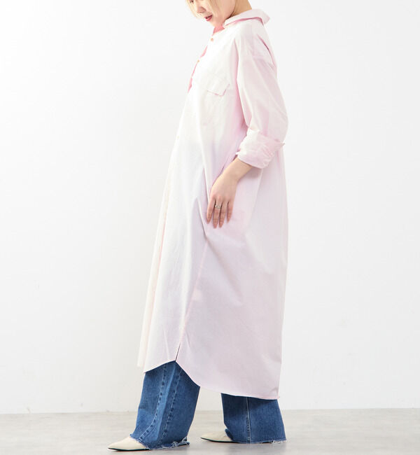 SOFFITTO「【A_/エース】こなれ感ロングシャツワンピース」|ワンピース|