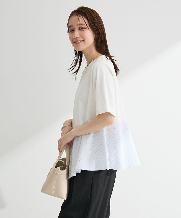 Green Parks「華やぎカットソー(アシメヘム)」|Tシャツ・カットソー|
