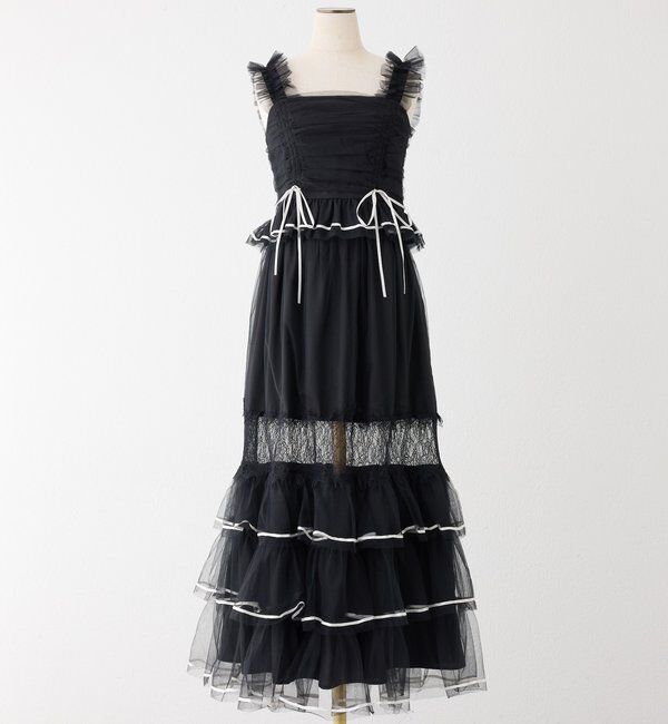  「【Tulle Collection】チュールロングスカート」|スカート|
