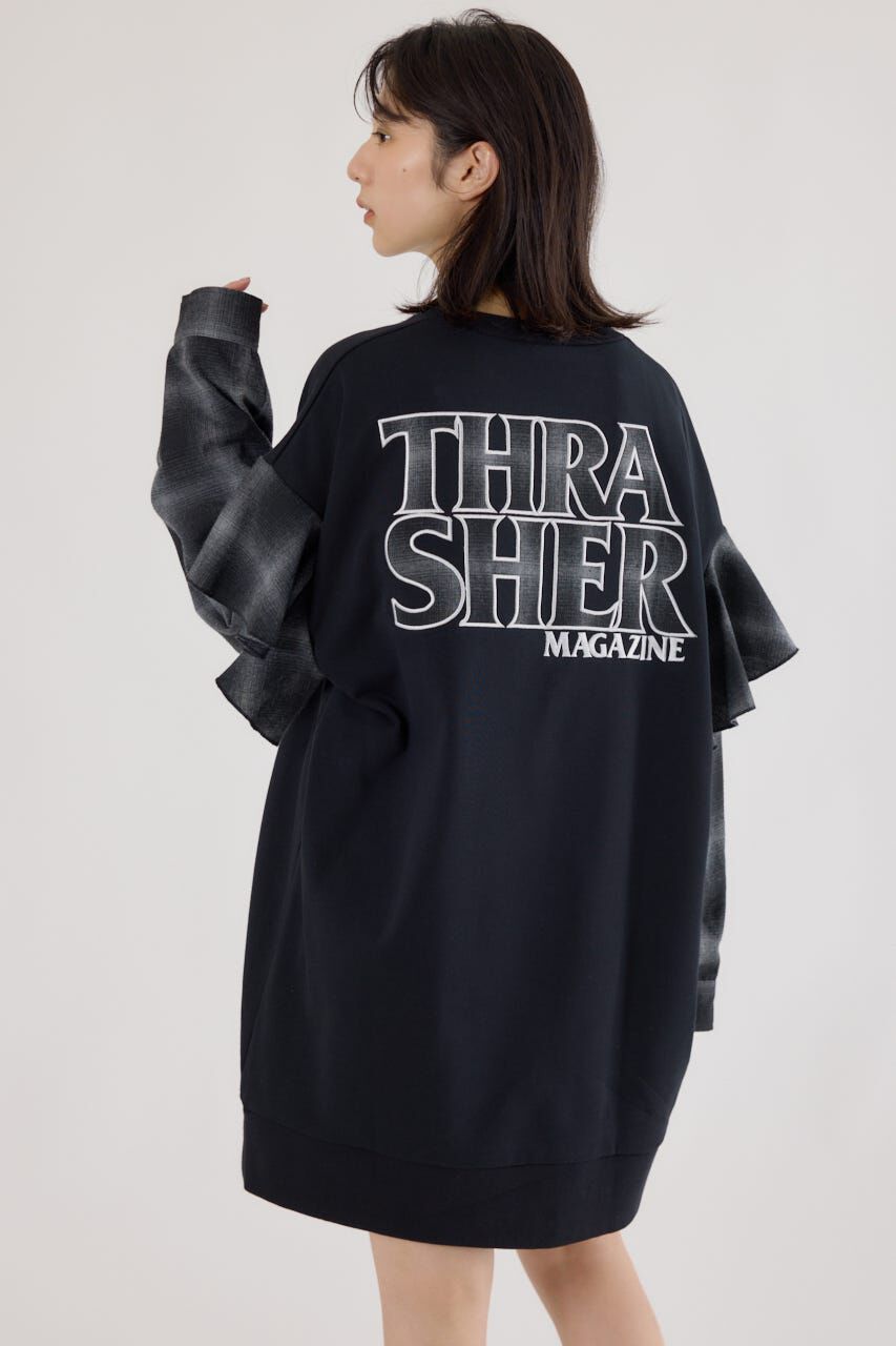 RODEO CROWNS「(THRASHER) リメイクスウェットワンピース」|ワンピース|
