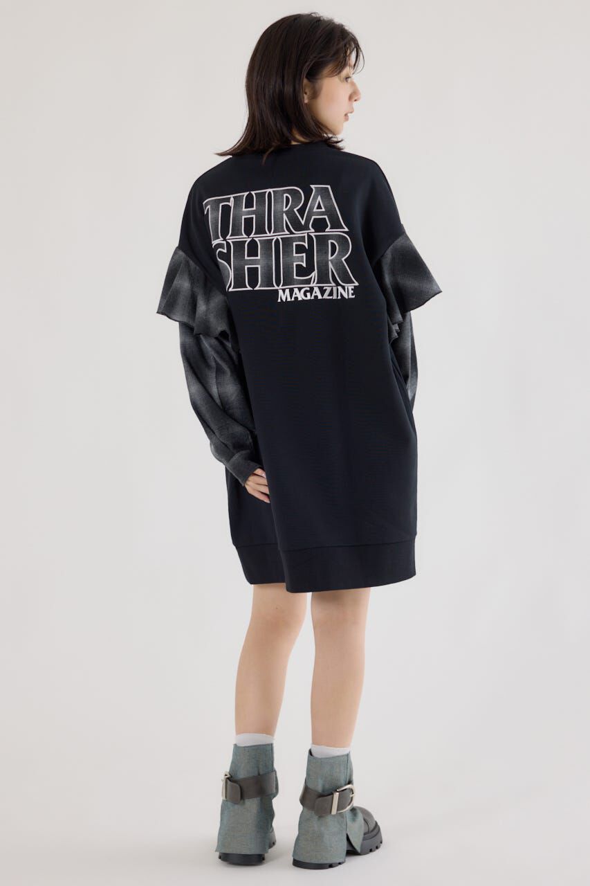 RODEO CROWNS「(THRASHER) リメイクスウェットワンピース」|ワンピース|