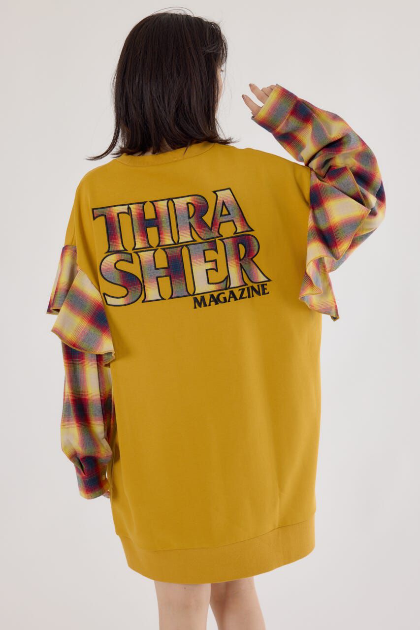 RODEO CROWNS「(THRASHER) リメイクスウェットワンピース」|ワンピース|