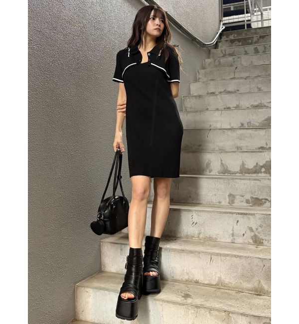 MURUA「2wayボレロライクポロワンピース」|ワンピース|