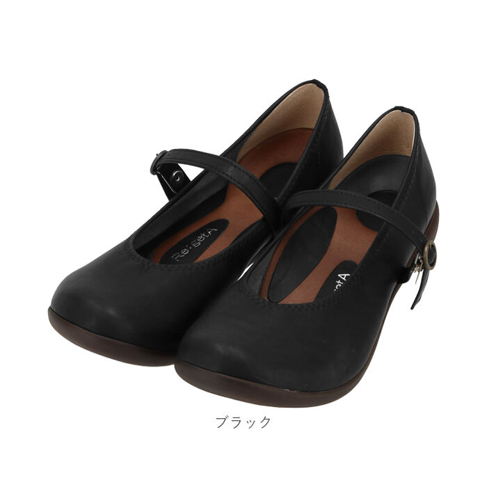 BACKYARD FAMILY「靴 レディース 歩きやすい 通販 リゲッタ パンプス おしゃれ 痛くない ローヒール 旅行」|パンプス|