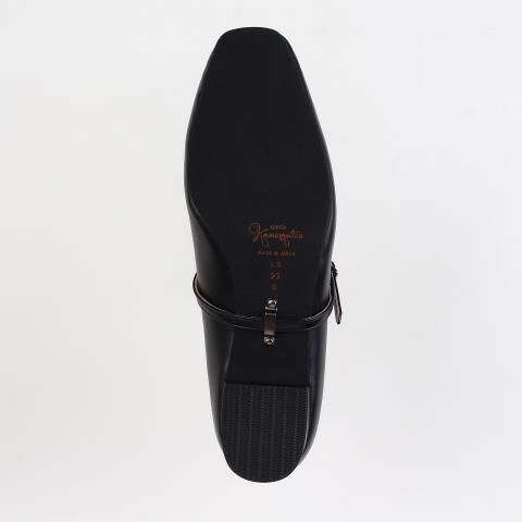 銀座かねまつ「LSFC2572SHPBLK 【SOFTIQUE】【本革】【防水】アクアベルソフトストラップパンプス」|パンプス|