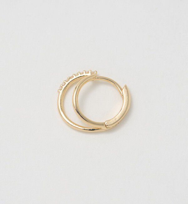 UNITED ARROWS green label relaxing「【WEB限定】ダブルライン フープピアス」|ピアス|