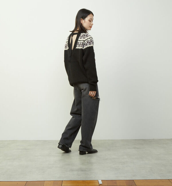 Soffitto「2WAYバックオープンジャガードニット」|ニット・セーター|