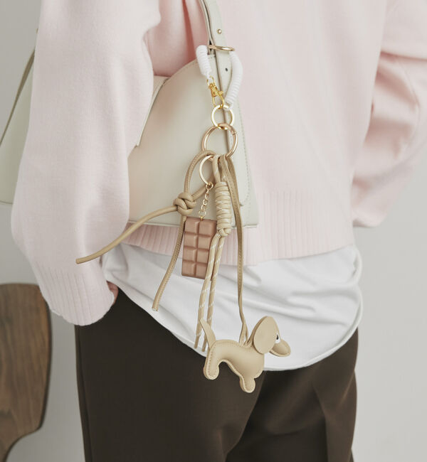 Doux archives「ダックスフンドバッグチャーム」|その他|BEIGE