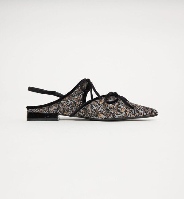 SY UNITED ARROWS「＜SY＞ポインテッド リボン バックベルト フラット15&uarr;」|パンプス|