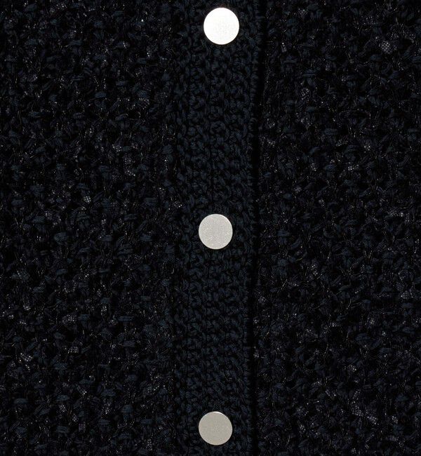 UNITED ARROWS「YTM 7分袖 カラー ミックス カーディガン」|カーディガン|