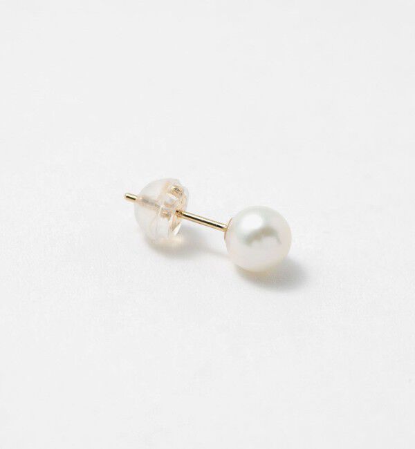 BEAUTY&YOUTH UNITED ARROWS「K10 淡水パール ピアス/5mm」|ピアス|