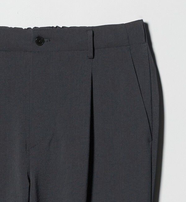 BEAUTY&YOUTH UNITED ARROWS「トリクシオン/TRIXION シャンブレー 1P テーパード スラックス NO.5 セットアップ対応 ウォッシャブル」|チノ|