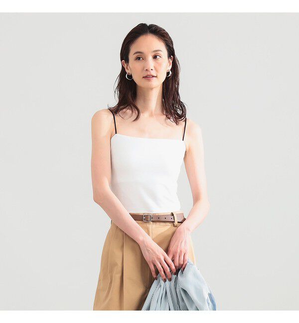 Demi-Luxe BEAMS 「レーヨン 天竺 カップ付きキャミソール」|Tシャツ・カットソー|
