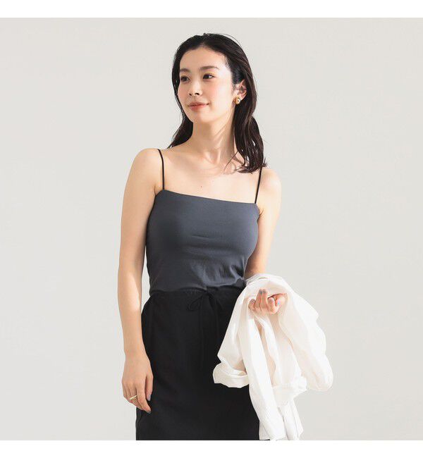Demi-Luxe BEAMS 「レーヨン 天竺 カップ付きキャミソール」|Tシャツ・カットソー|