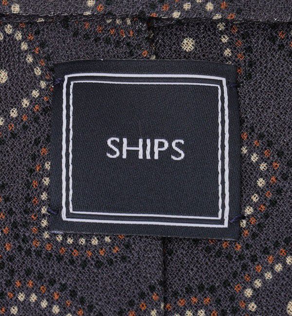 SHIPS「SHIPS: ラグジュアリー スクエア コモン プリント ネクタイ」|ネクタイ・蝶ネクタイ|