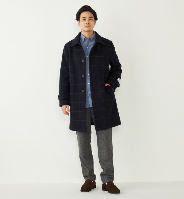 SHIPS Colors 「SHIPS Colors:HOLLOW WOOL コート」|ステンカラーコート|