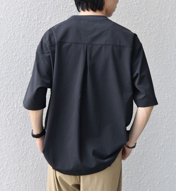 SHIPS any「SHIPS any:〈吸水速乾〉Rapidry クルーネック スピンドル ポケット Tシャツ(セットアップ対応)◆」|Tシャツ・カットソー|