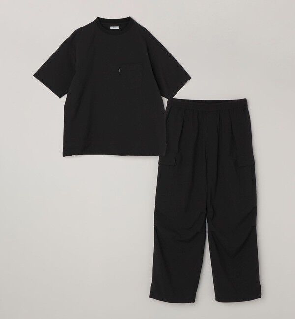 SHIPS any「SHIPS any:〈吸水速乾〉Rapidry クルーネック スピンドル ポケット Tシャツ(セットアップ対応)◆」|Tシャツ・カットソー|