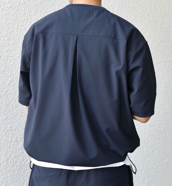 SHIPS any「SHIPS any:〈吸水速乾〉Rapidry クルーネック スピンドル ポケット Tシャツ(セットアップ対応)◆」|Tシャツ・カットソー|