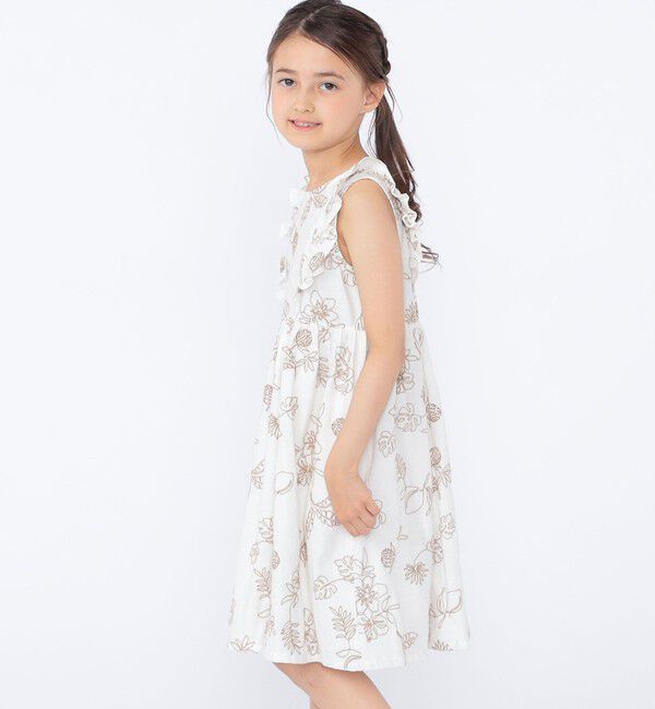SHIPS KIDS「SHIPS KIDS:100～130cm /エンブロイダリー ワンピース」|ワンピース|