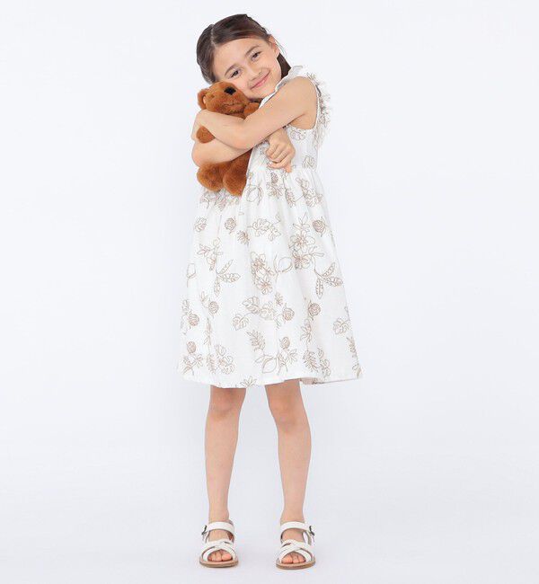 SHIPS KIDS「SHIPS KIDS:100～130cm /エンブロイダリー ワンピース」|ワンピース|