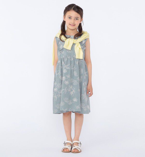 SHIPS KIDS「SHIPS KIDS:100～130cm /エンブロイダリー ワンピース」|ワンピース|