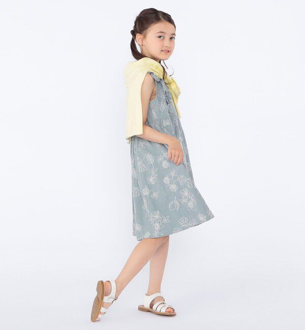 SHIPS KIDS「SHIPS KIDS:100～130cm /エンブロイダリー ワンピース」|ワンピース|