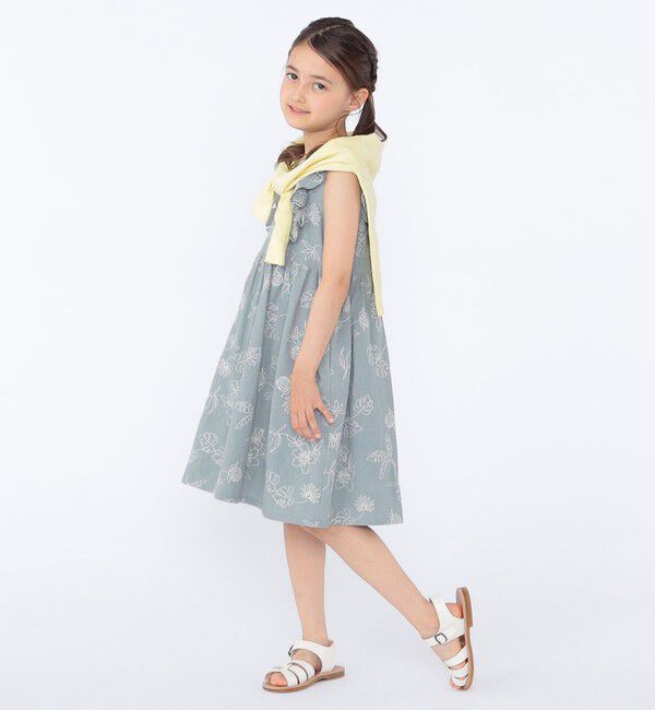 SHIPS KIDS「SHIPS KIDS:100～130cm /エンブロイダリー ワンピース」|ワンピース|