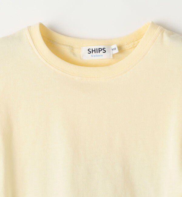 SHIPS Colors 「《一部追加予約》SHIPS Colors:90～140cm /〈洗濯機可能〉ドッキング チュニック Tシャツ◆」|Tシャツ・カットソー|
