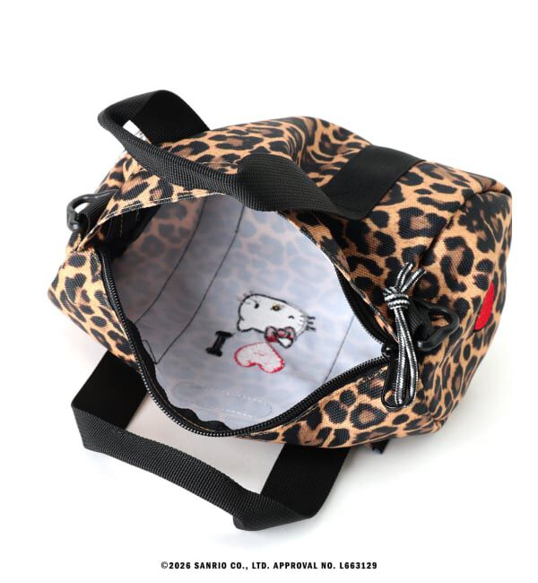 OUTDOOR PRODUCTS Usual Things「追加 HELLO KITTY 230 ROLL BOSTON SMALL ex LEOPARD」|ショルダー・メッセンジャー|